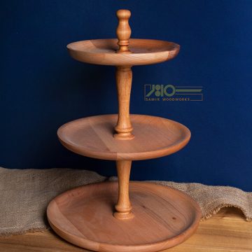 شیرینی خوری سه طبقه چوبی 00521